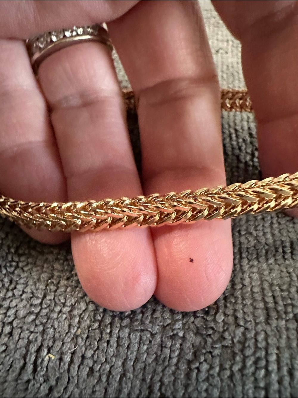 Elegant Gold Braided Chain bracelet magnetic clasp- Women Accessories